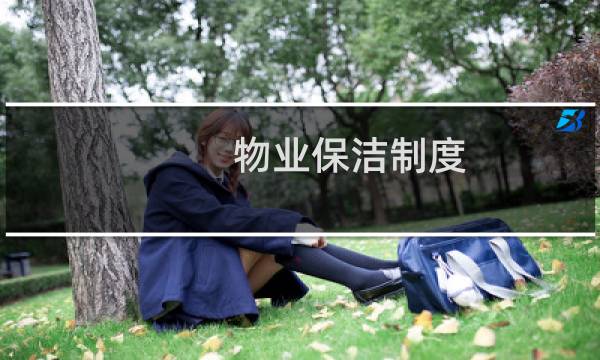 物业保洁制度 - 物业保洁员的管理规范