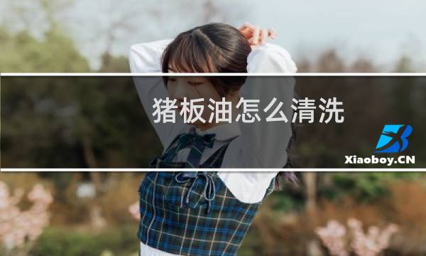 猪板油怎么清洗 - 猪油用什么洗最干净
