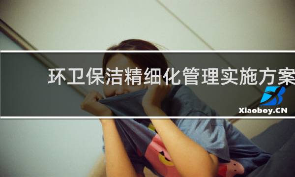 环卫保洁精细化管理实施方案 - 怎样落实环卫精细化管理