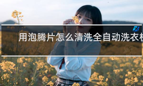 用泡腾片怎么清洗全自动洗衣机 - 洗衣机泡腾片是骗局吗