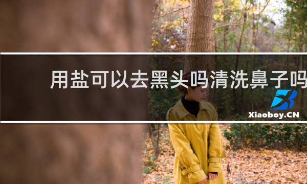 用盐可以去黑头吗清洗鼻子吗 - 食盐搓鼻头真的可以去黑头吗