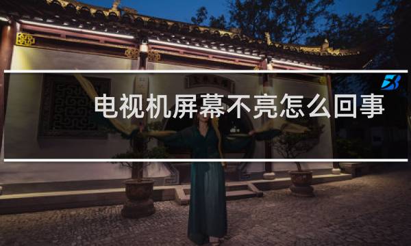 电视机屏幕不亮怎么回事 - 电视开了屏幕不亮什么问题