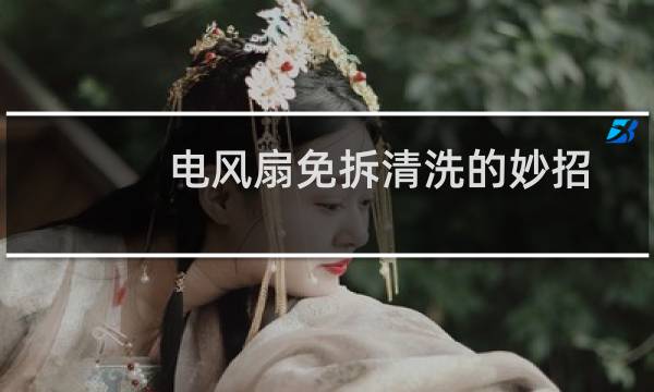 电风扇免拆清洗的妙招 - 电风扇脏了不拆怎么清洗