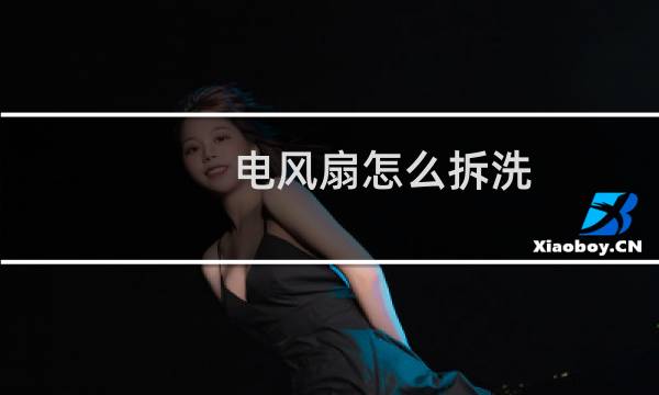 电风扇怎么拆洗 - 圆头电风扇怎么拆洗