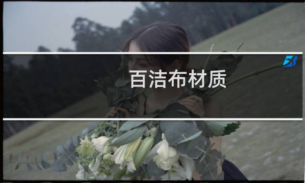 百洁布材质 - 什么是百洁布