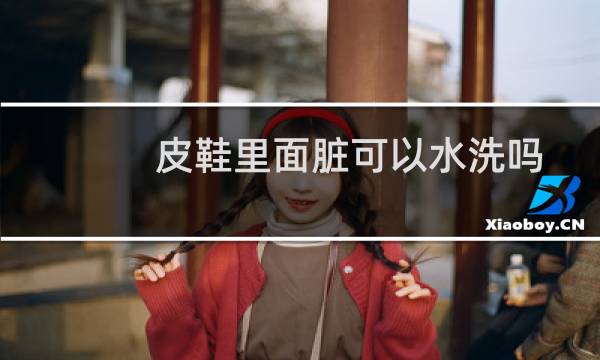 皮鞋里面脏可以水洗吗 - 皮鞋脏了就水洗