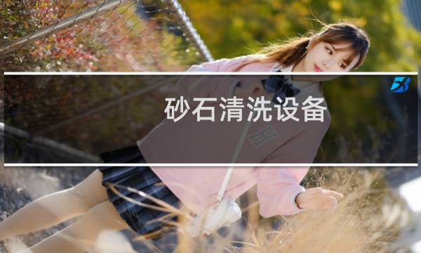 砂石清洗设备 - 砂石水洗设备