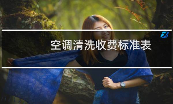 空调清洗收费标准表 - 上门清洗空调多少钱一台