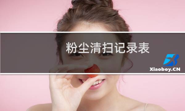粉尘清扫记录表 - 车间粉尘清扫记录表