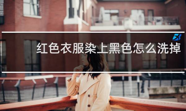 红色衣服染上黑色怎么洗掉 - 红色衣服染上黑色妙招