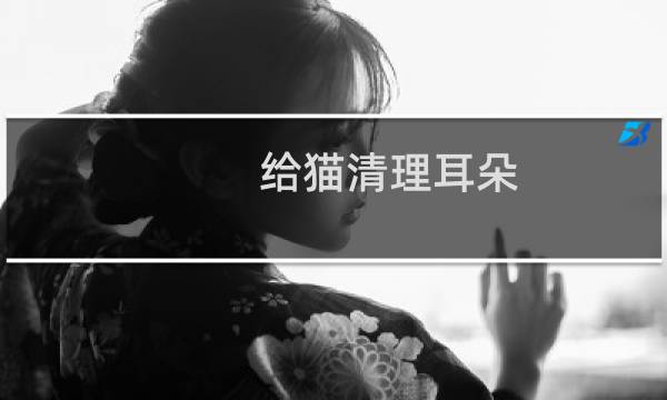 给猫清理耳朵 - 怎么清理耳朵