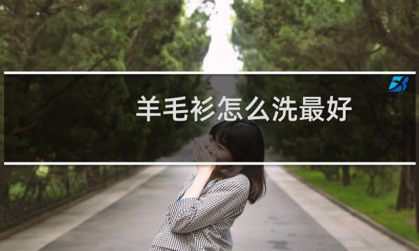 羊毛衫怎么洗最好 - 绵羊毛衫怎么洗