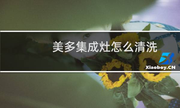 美多集成灶怎么清洗 - 美多集成灶自动清洗视频教程