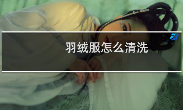 羽绒服怎么清洗 - 羽绒服自己怎么洗