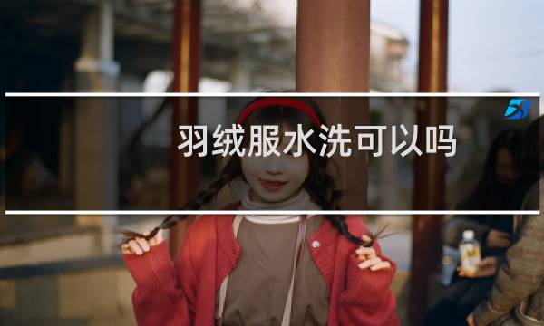 羽绒服水洗可以吗 - 鸭绒羽绒服能水洗吗