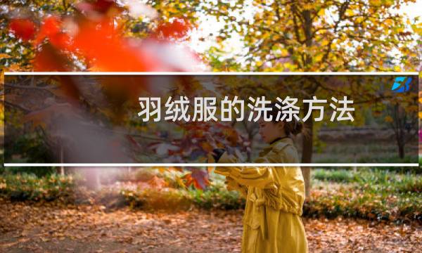 羽绒服的洗涤方法 - 羽绒服正确洗法