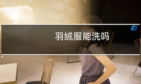 羽绒服能洗吗 - 羽绒服可以在家水洗吗
