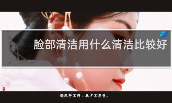 脸部清洁用什么清洁比较好 - 面部清洁怎么做才干净