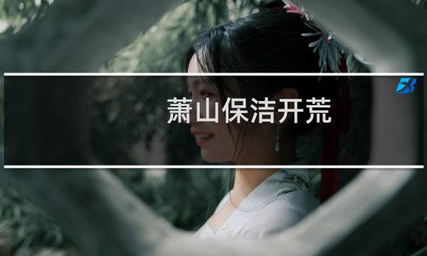 萧山保洁开荒 -