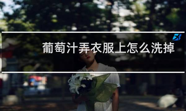 葡萄汁弄衣服上怎么洗掉 - 紫色葡萄汁旧渍能洗掉吗