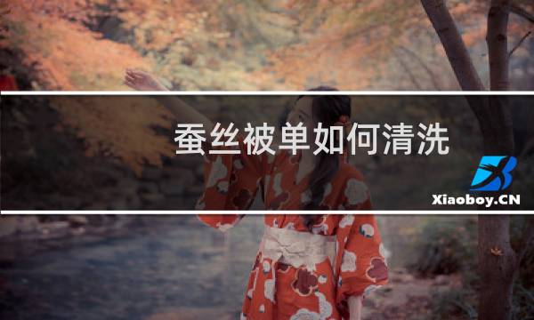 蚕丝被单如何清洗 - 蚕丝被用什么洗好