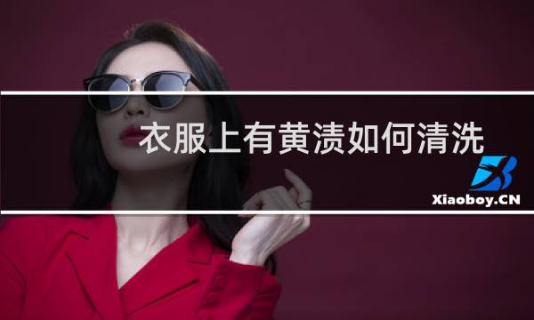 衣服上有黄渍如何清洗 - 衣物放久了的黄斑怎样去除