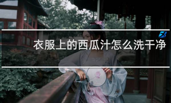 衣服上的西瓜汁怎么洗干净 - 隔夜衣服上的西瓜汁怎么洗掉