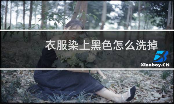 衣服染上黑色怎么洗掉 - 白衣服洗染色了怎么办