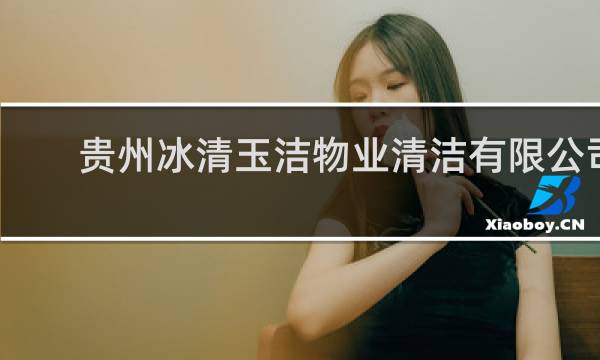 贵州冰清玉洁物业清洁有限公司 - 贵州多彩阳光家政有限公司