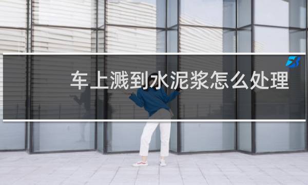车上溅到水泥浆怎么处理 - 白醋去水泥不会伤到车漆吧