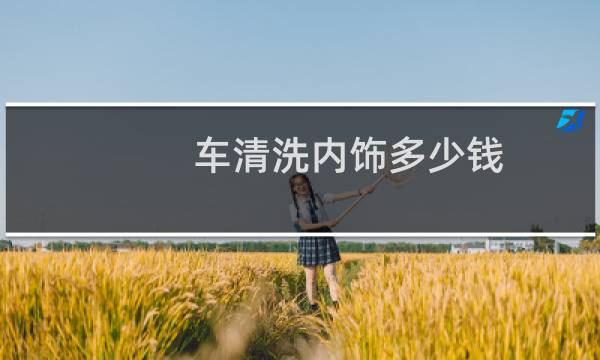 车清洗内饰多少钱 - 全车室内大清洗多少钱