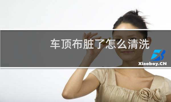 车顶布脏了怎么清洗 - 车顶不可以清洗吗