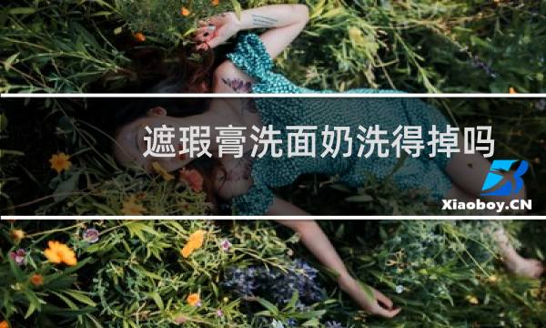遮瑕膏洗面奶洗得掉吗 - 遮瑕膏没卸妆水怎么卸