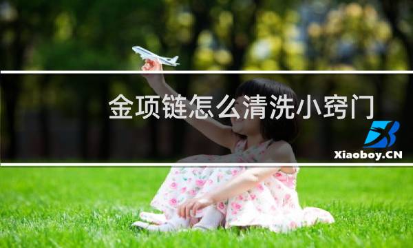 金项链怎么清洗小窍门 - 黄金自己在家怎么清洗才会亮