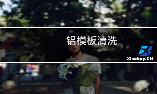 铝模板清洗 - 刚刷清洗铝模板