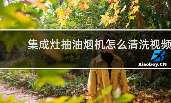 集成灶抽油烟机怎么清洗视频 - 一体灶油烟机清洗视频