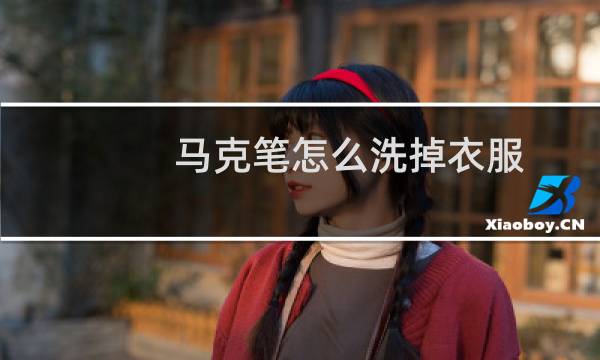 马克笔怎么洗掉衣服 - 马克笔弄到衣服上可以洗掉吗