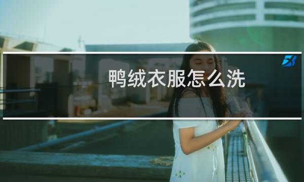 鸭绒衣服怎么洗 - 鸭绒羽绒服能水洗吗