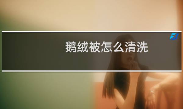 鹅绒被怎么清洗 - 羽绒被弄脏了怎么洗