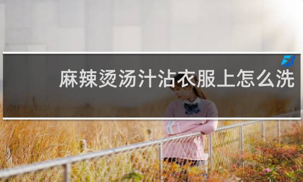 麻辣烫汤汁沾衣服上怎么洗 - 麻辣烫洒在衣服上怎么办