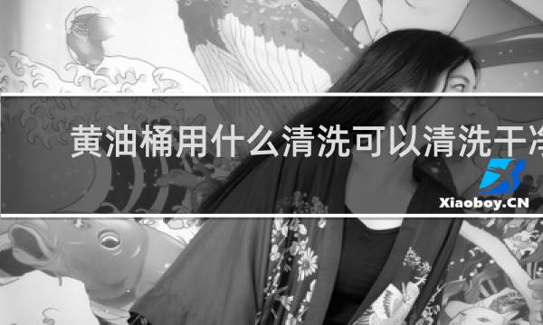黄油桶用什么清洗可以清洗干净 - 机械黄油桶用什么能洗掉