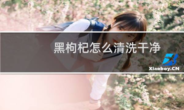 黑枸杞怎么清洗干净 - 黑枸杞很脏怎么清洗