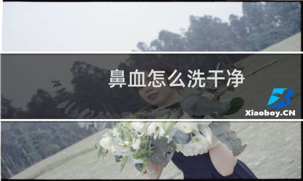 鼻血怎么洗干净 - 鼻血弄到衣服上怎么洗